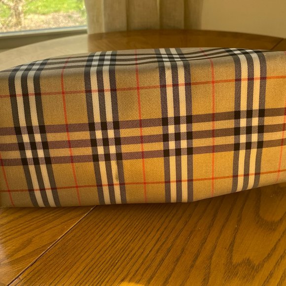 Vintage Burberry Plaid Tote - Picture 3 of 10